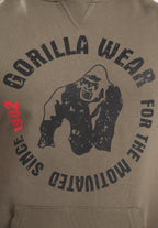 Gorilla Wear Marshall Mouwloze Hoodie - Legergroen - Afbeelding 6