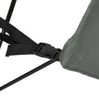 VirtuFit Campingstoel opvouwbaar met voetsteun - Strandstoel - Grijs - Set van 2 - Afbeelding 12