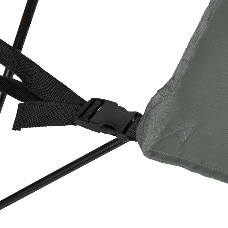 VirtuFit Campingstoel opvouwbaar met voetsteun - Strandstoel - Grijs - Set van 2 - Afbeelding 12