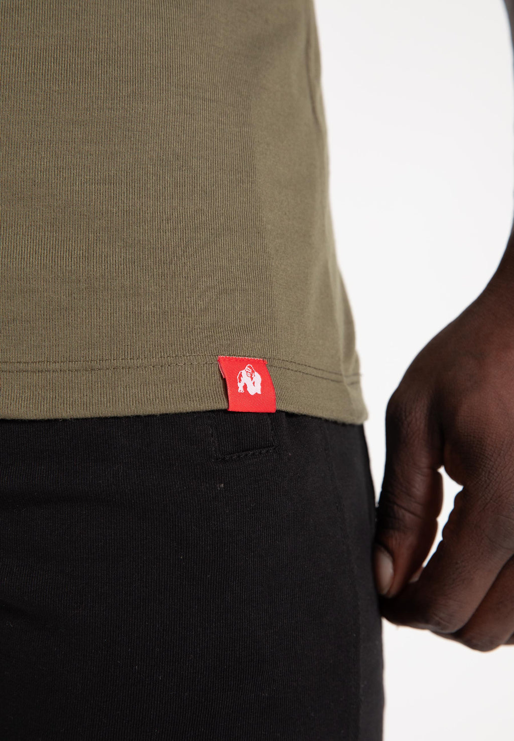 Gorilla Wear Lafayette Tank Top - Legergroen - Achteraanzicht
