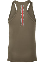 Gorilla Wear Lafayette Tank Top - Legergroen - Achteraanzicht