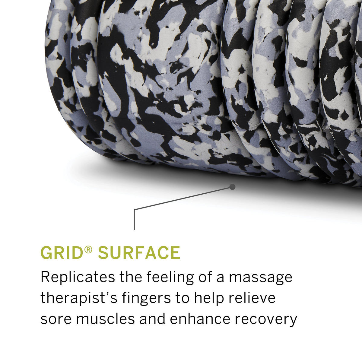 Triggerpoint Foam Roller The Grid 1.0 - Grijs Camo - Afbeelding 10