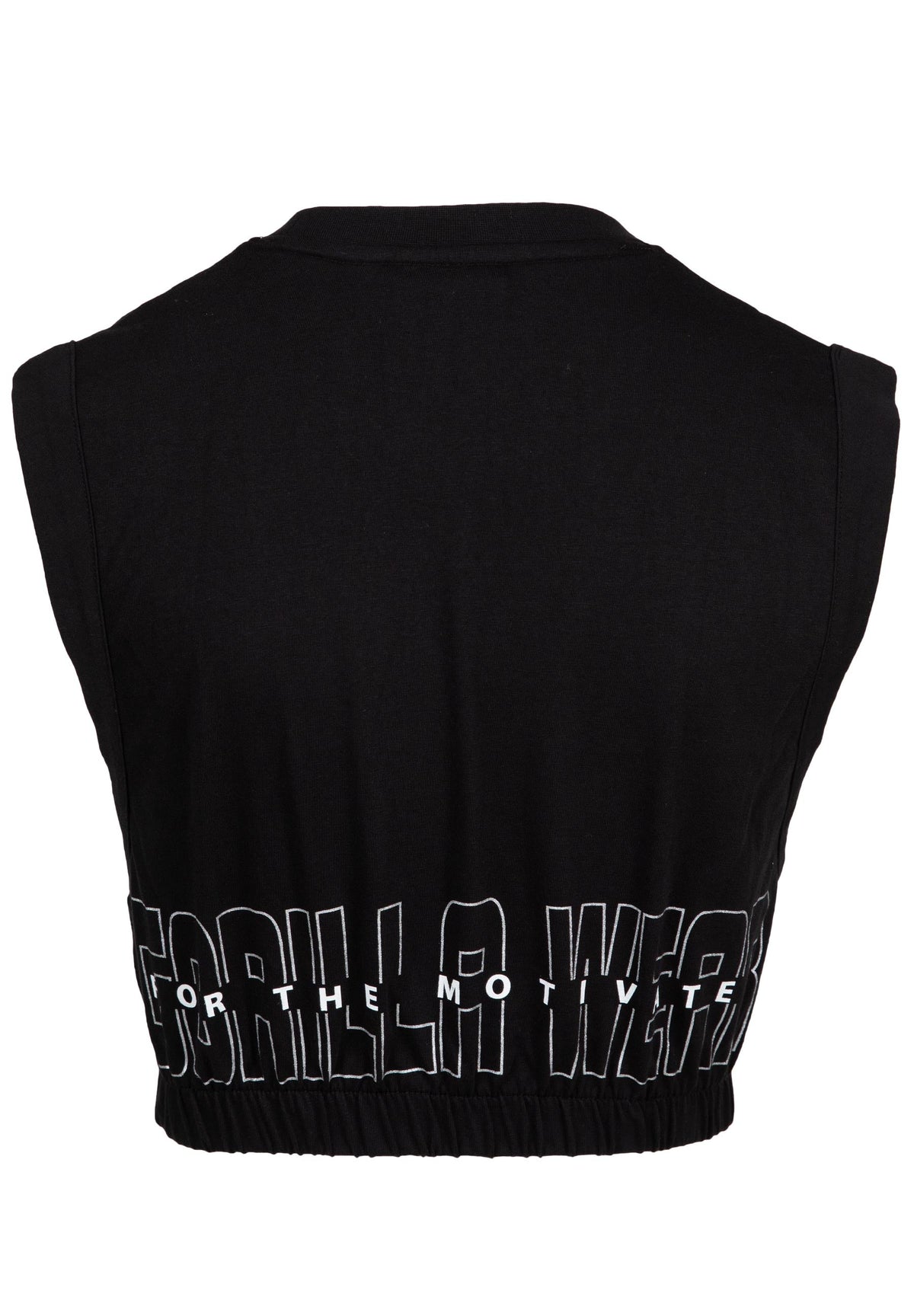 Gorilla Wear Albion Oversized Crop Top - Zwart - Afbeelding 8