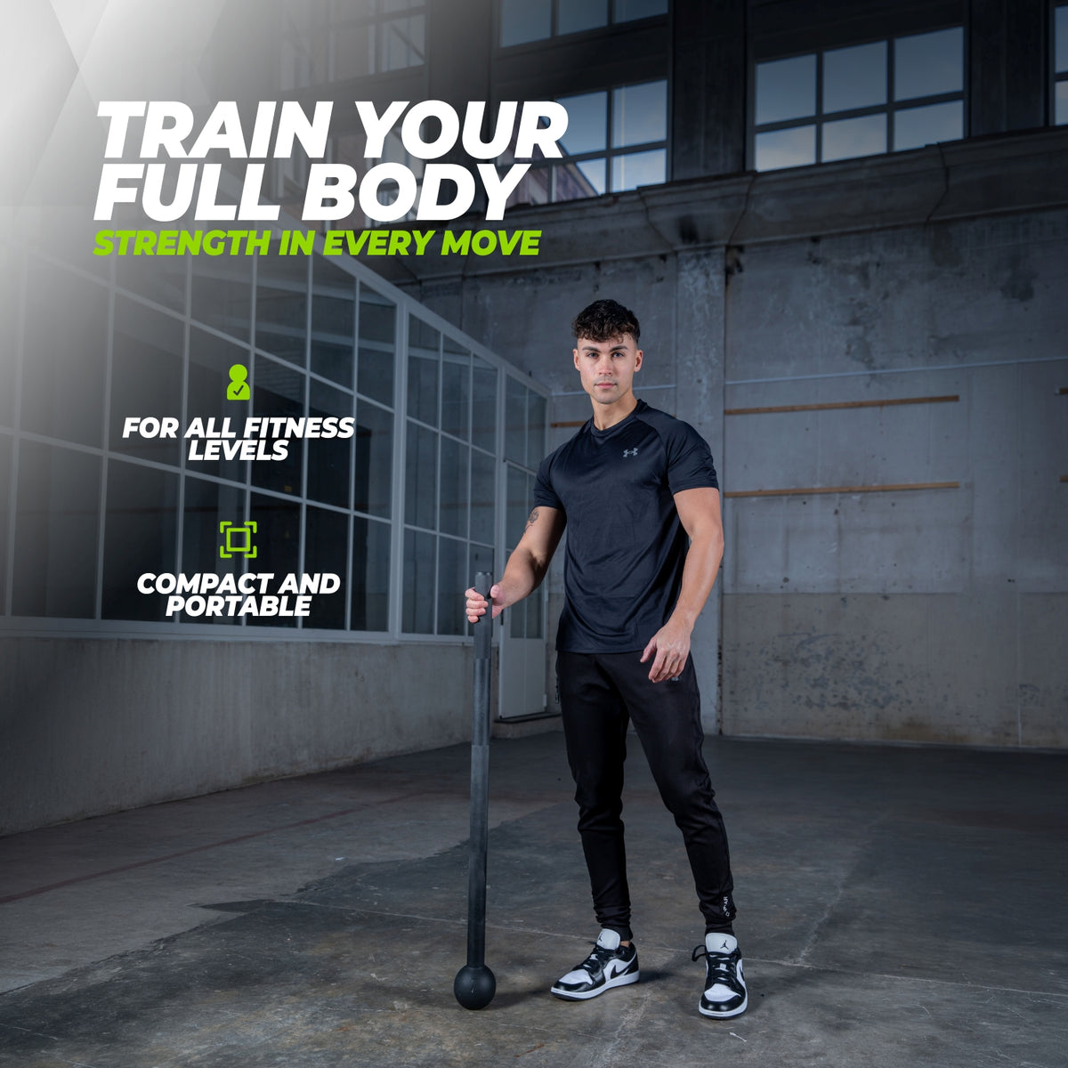 VirtuFit Macebell - Zwart - 10 kg - Tweedekans
