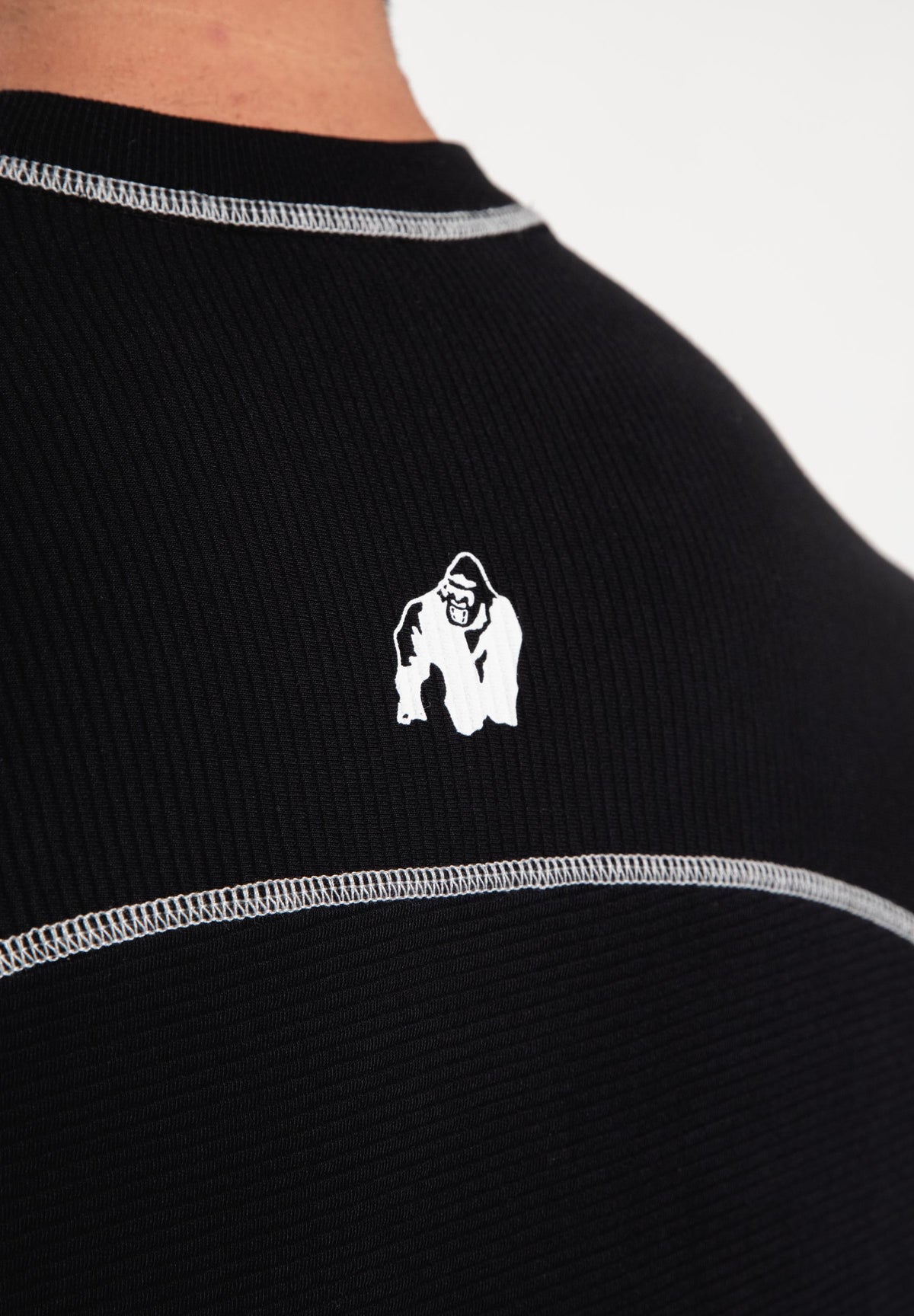 Gorilla Wear Finley Oversized T-shirt - Zwart/Grijs - Afbeelding 5