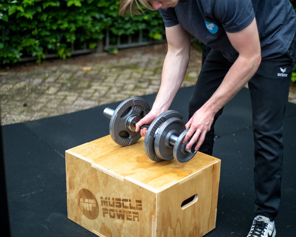 Muscle Power Dumbbellstang Set - 50 mm  - 2 Stuks - Afbeelding 8