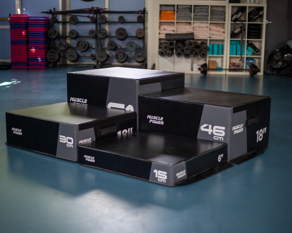 Muscle Power Safe Plyo Box 18 - 46 cm - In gebruik