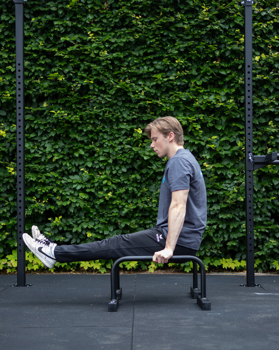 Muscle Power Parallettes Set - Zwart - Detail