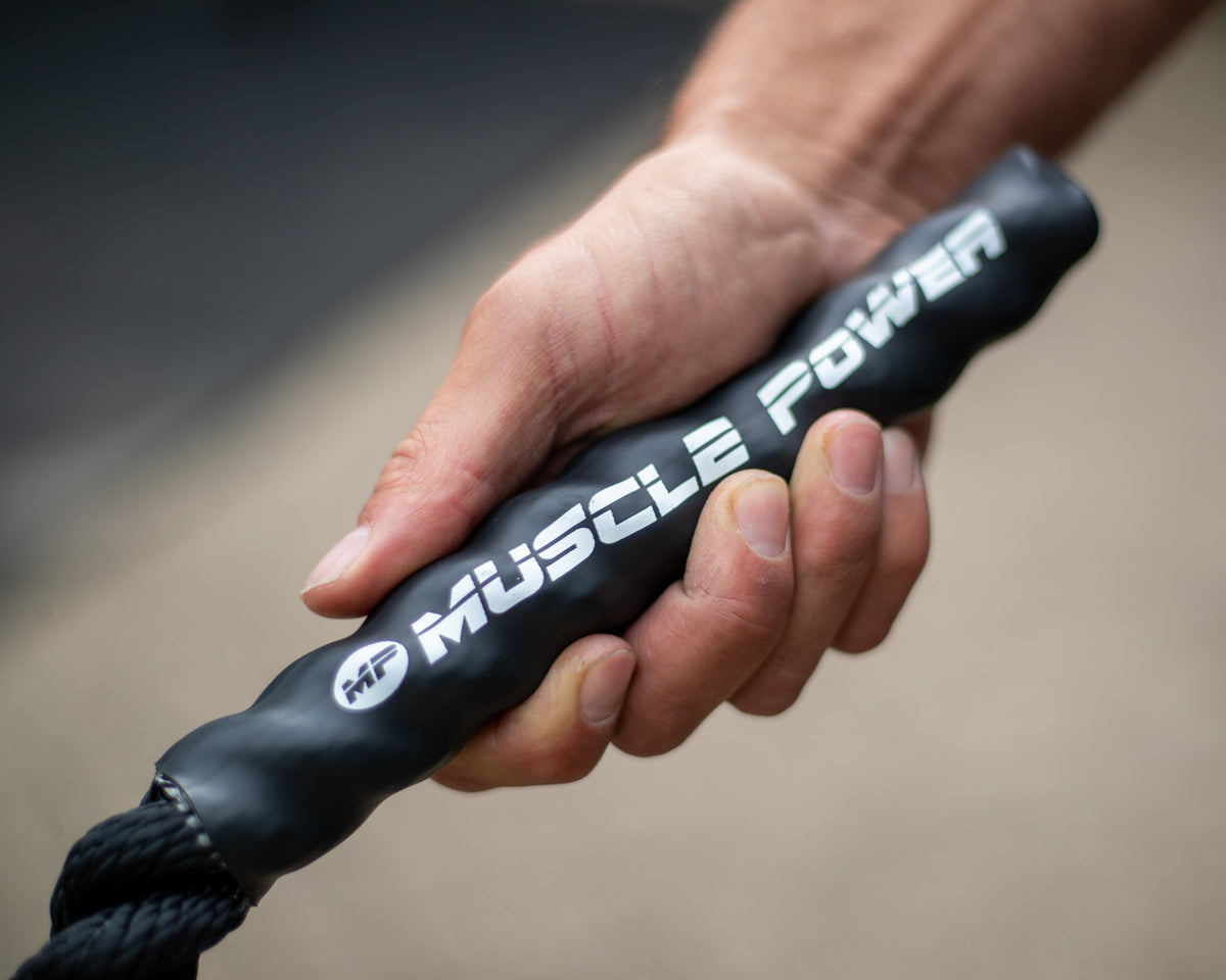 Muscle Power Heavy Jump Rope - Zwaar Springtouw - In gebruik