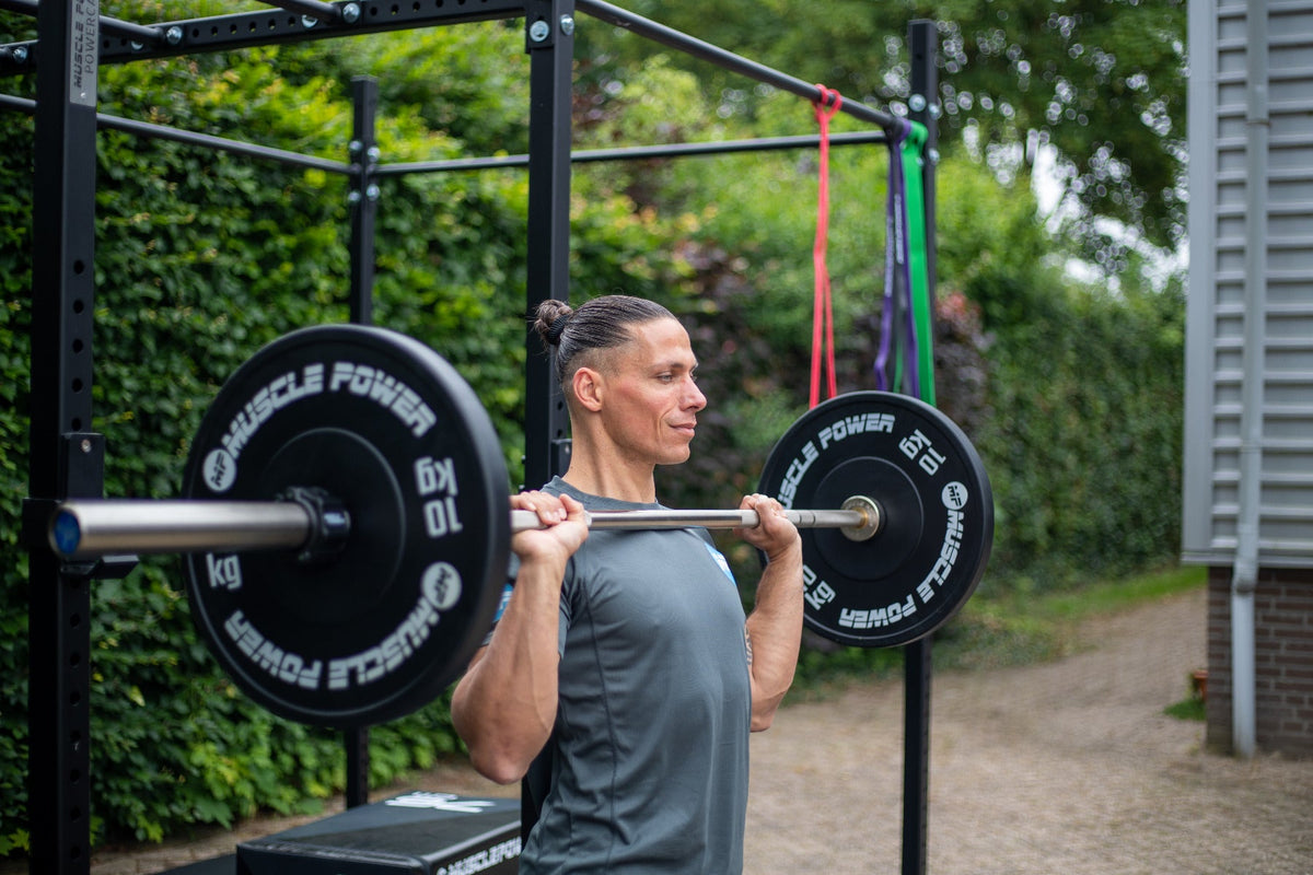 Muscle Power Olympische Halterstang 218 cm - High Performance - Afbeelding 6