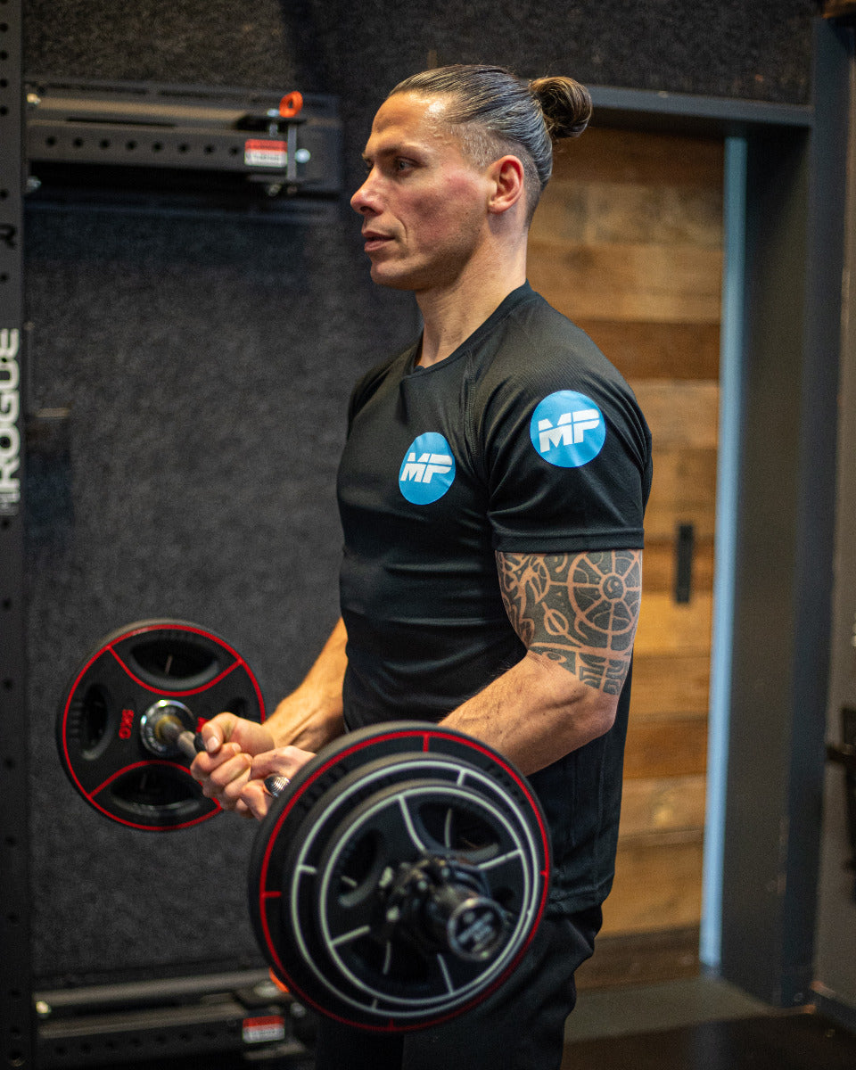 Muscle Power Olympische Super Curl Bar - Afbeelding 5