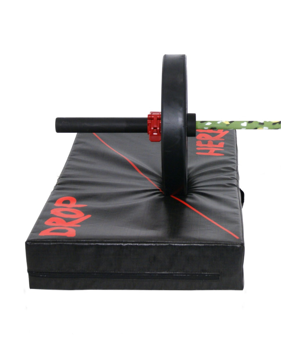 Muscle Power Olympische Halterstang met Camouflage Coating - 20 kg - In gebruik