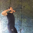Muscle Power Spreader Bar - RO-T6 - In gebruik
