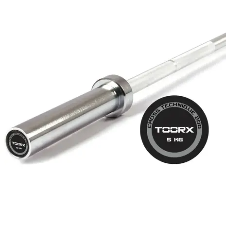 Toorx Professional BO-TEC200 Cross Technique Halterstang - 200 cm - In gebruik