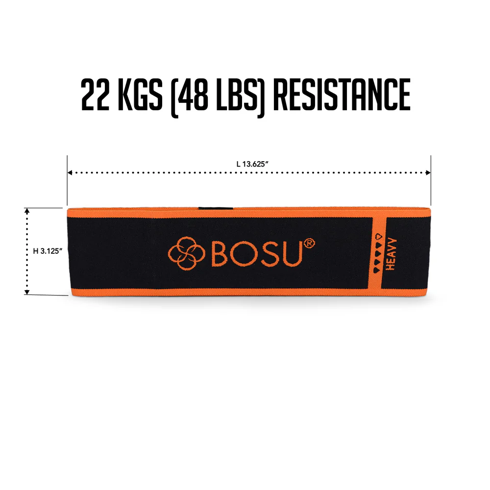 Bosu Weerstandsband - Fabric Resistance Band - Sterk - Oranje - Afbeelding 5