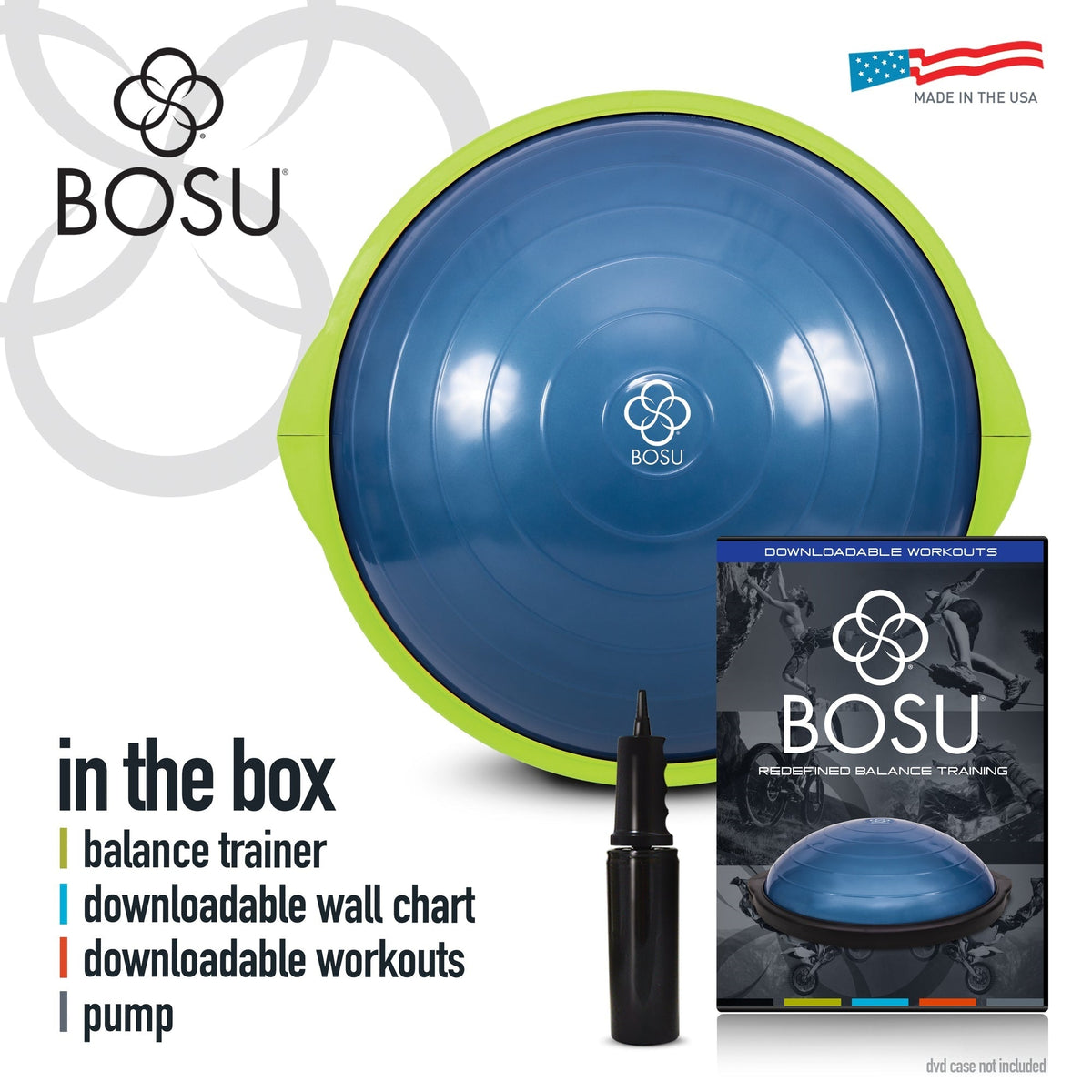 Bosu Balanstrainer Sport Edition - Blauw - 50 cm - Afbeelding 5