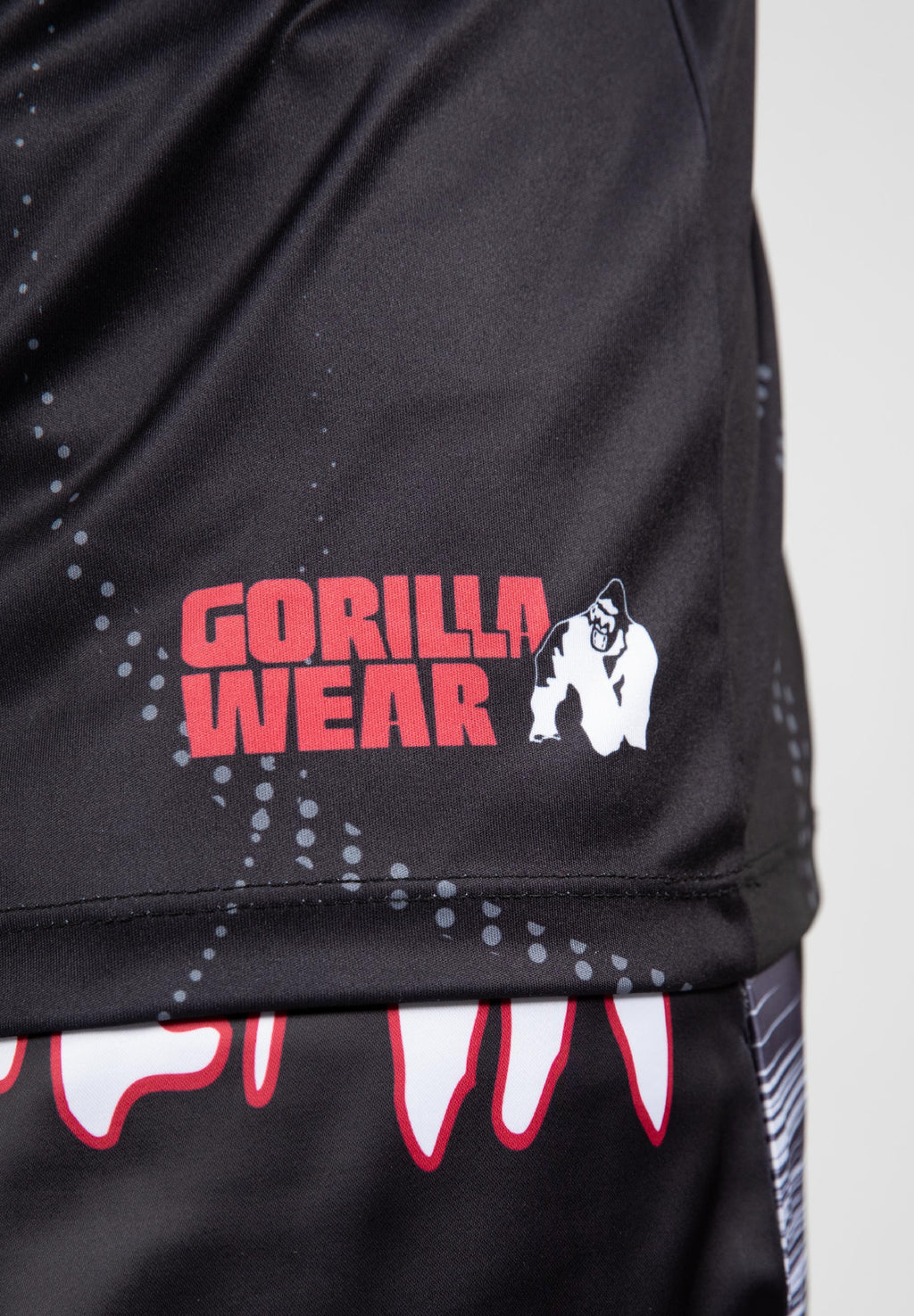 Gorilla Wear Clayton Tank Top - Zwart/Rood - Afbeelding 8