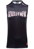 Gorilla Wear Clayton Tank Top - Zwart/Rood - Afbeelding 9