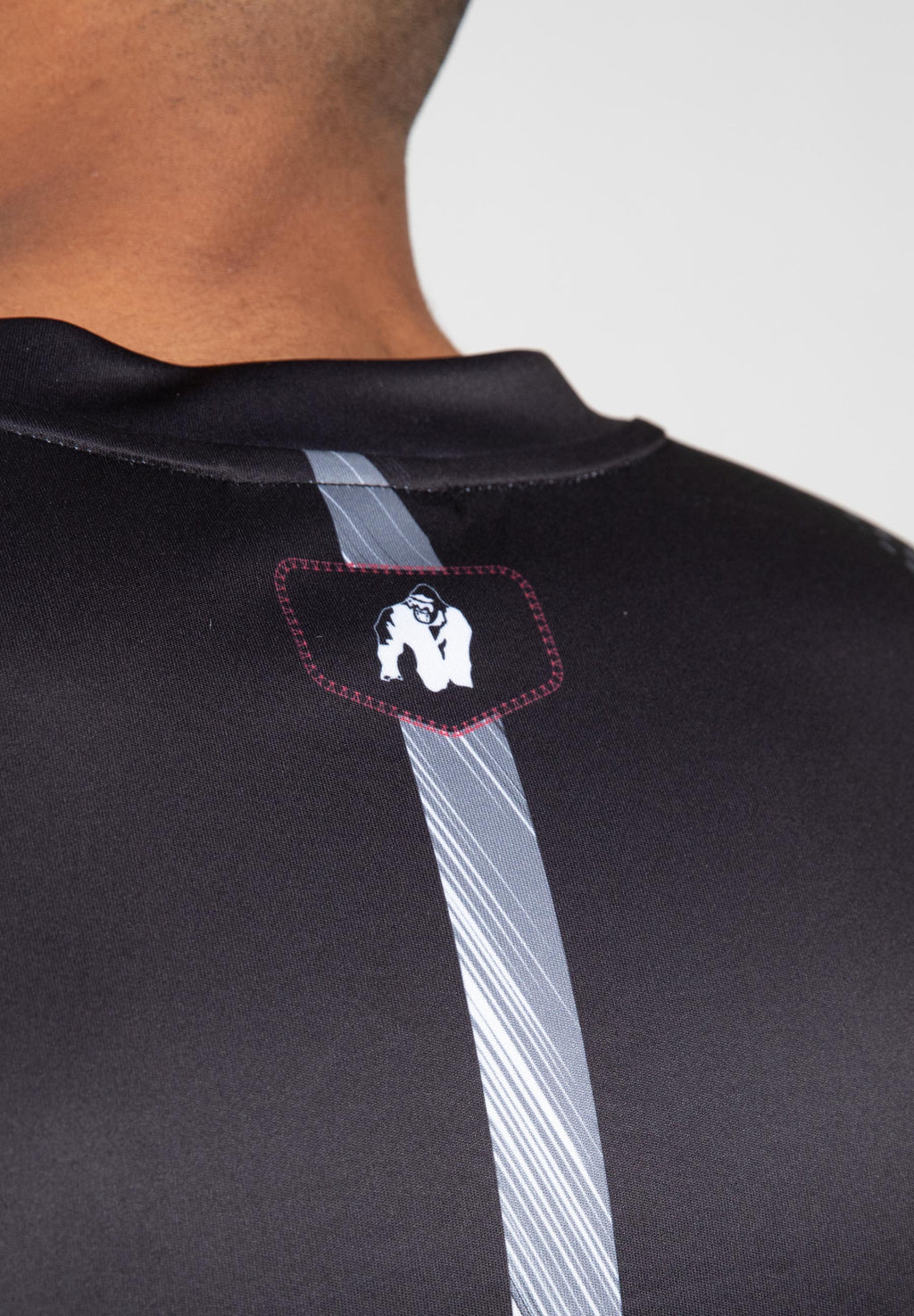 Gorilla Wear Clayton T-shirt - Zwart/Rood - Afbeelding 6