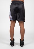 Gorilla Wear Clayton Boxing Shorts - Zwart/Rood - Afbeelding 6