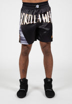 Gorilla Wear Clayton Boxing Shorts - Zwart/Goud - Afbeelding 5