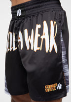 Gorilla Wear Clayton Boxing Shorts - Zwart/Goud - Afbeelding 8