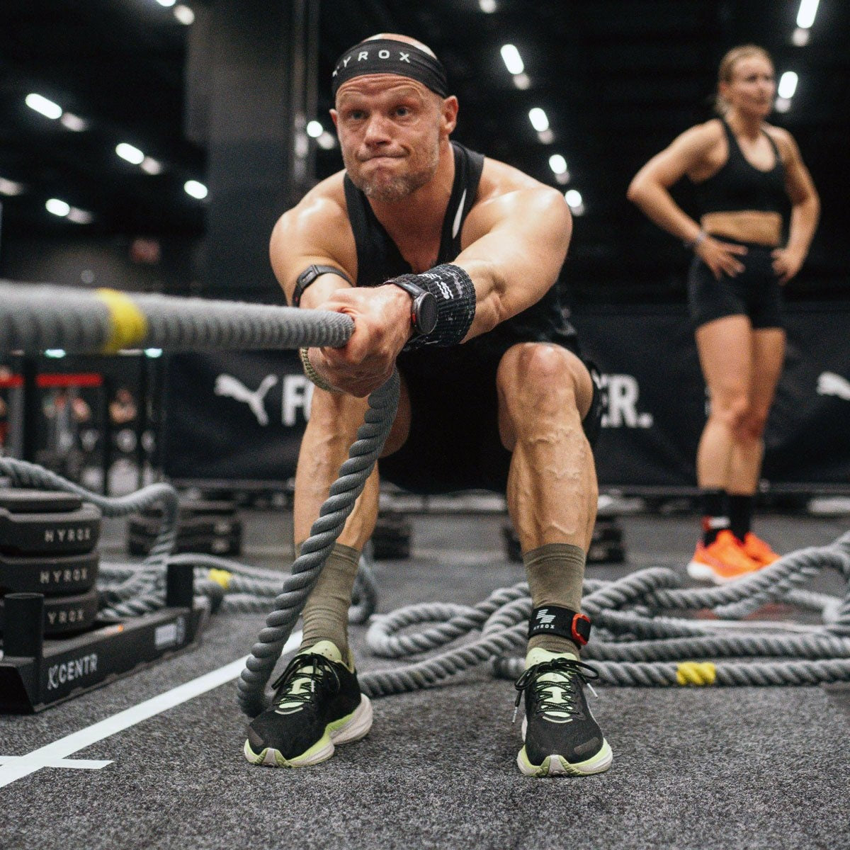 Centr x HYROX Competition Power Rope - In gebruik