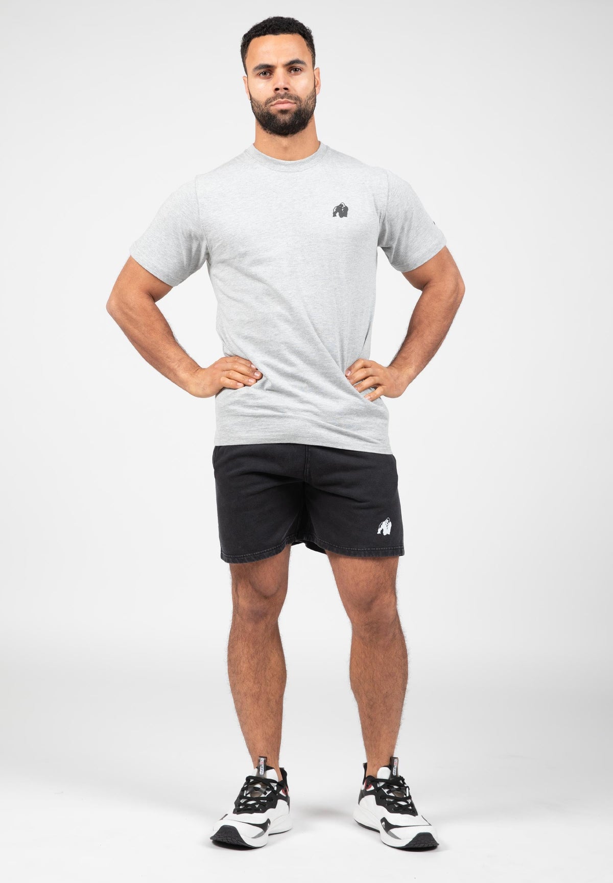 Gorilla Wear Curtis Sweat Shorts - Washed Grijs - Afbeelding 6