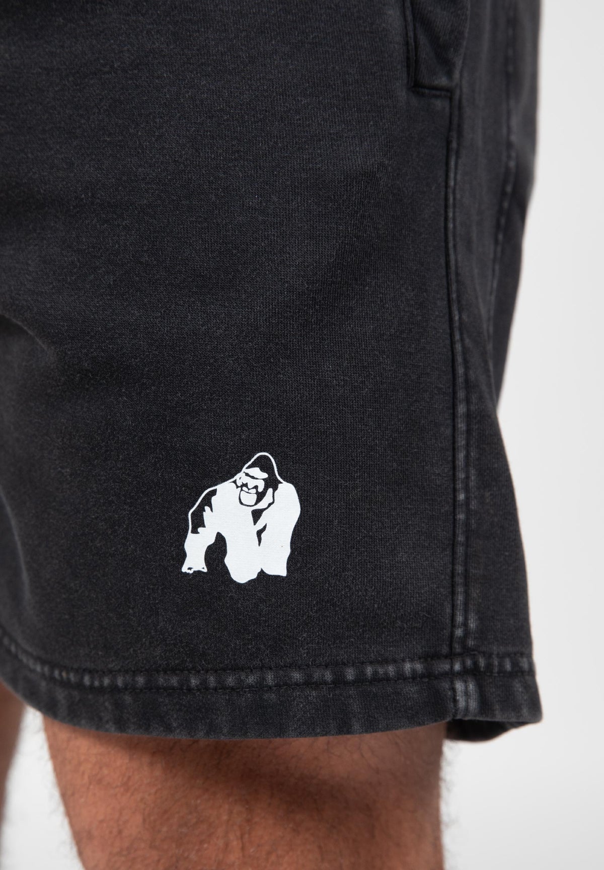 Gorilla Wear Curtis Sweat Shorts - Washed Grijs - Afbeelding 7