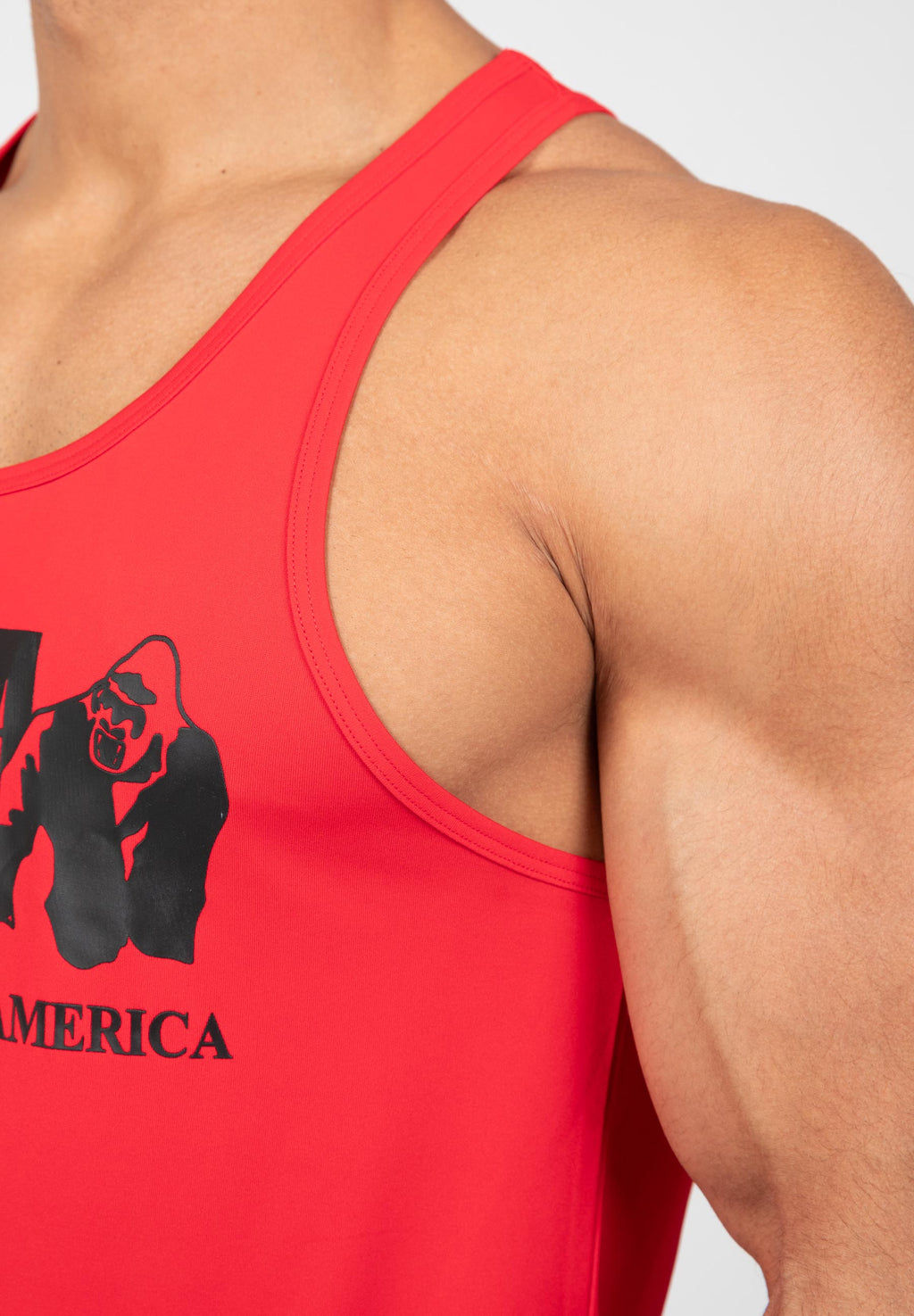 Gorilla Wear Classic Training Tank Top - Rood - Afbeelding 6