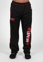Gorilla Wear Marlow Mesh Pants - Zwart/Rood - In gebruik