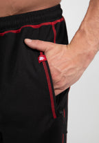 Gorilla Wear Marlow Mesh Pants - Zwart/Rood - Afbeelding 6
