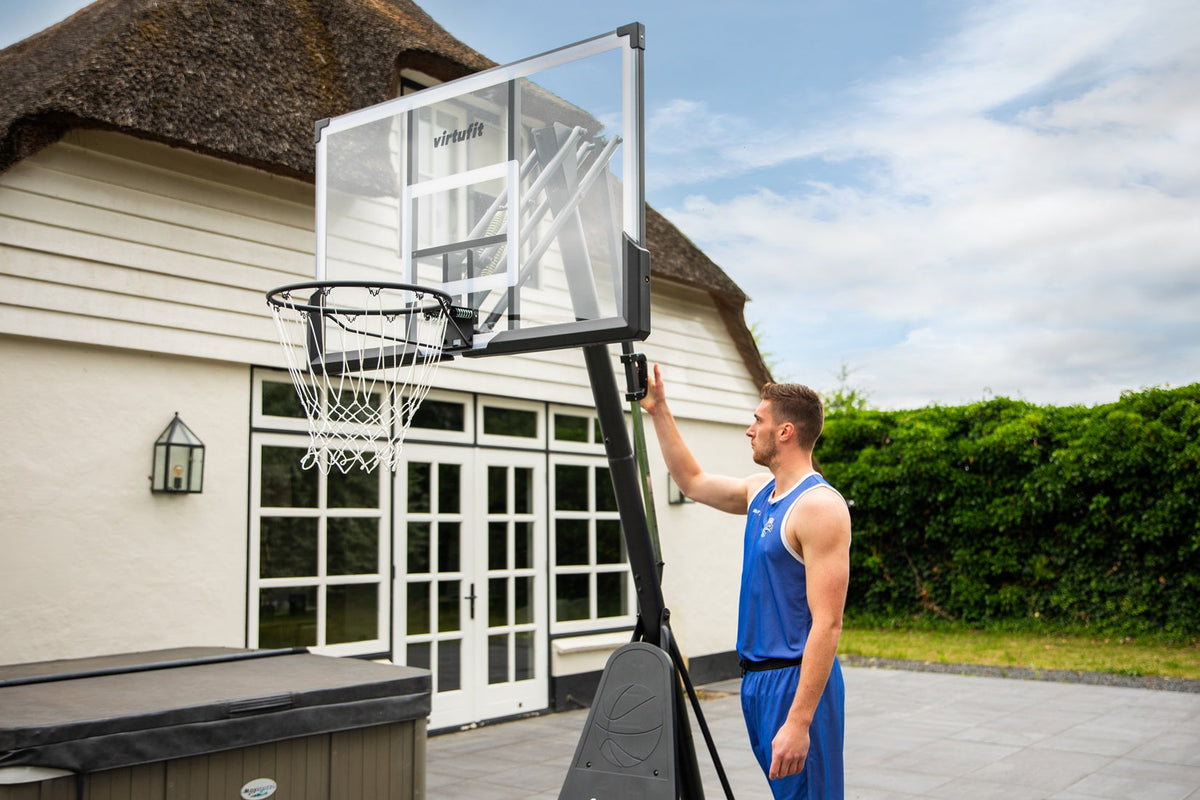 VirtuFit Premium Verstelbare Basketbalpaal - 245 tot 305 cm - Afbeelding 9