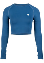 Gorilla Wear Hilton Seamless Cropped Longsleeve - Blauw - Afbeelding 6