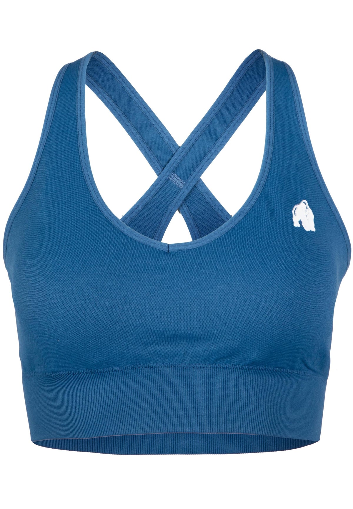Gorilla Wear Hilton Seamless Sportbeha - Blauw - Afbeelding 7