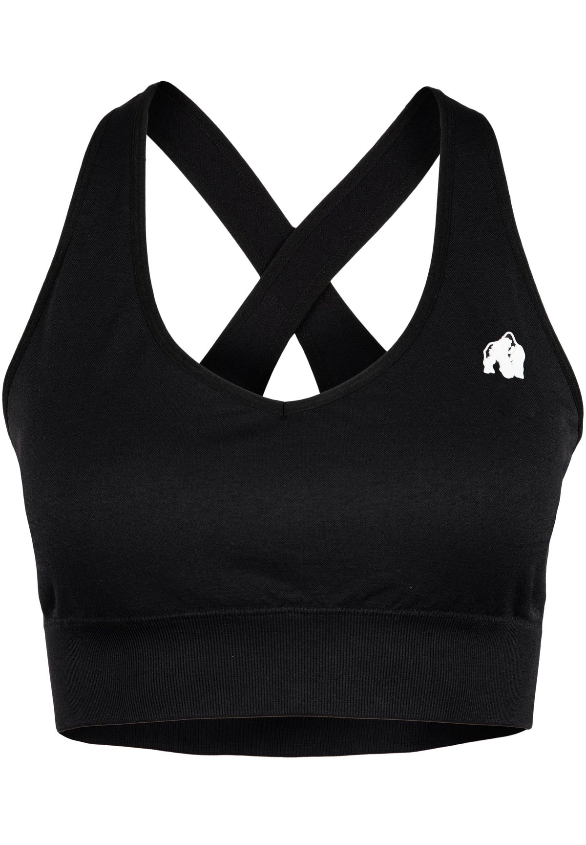 Gorilla Wear Hilton Seamless Sportbeha - Zwart - Afbeelding 6