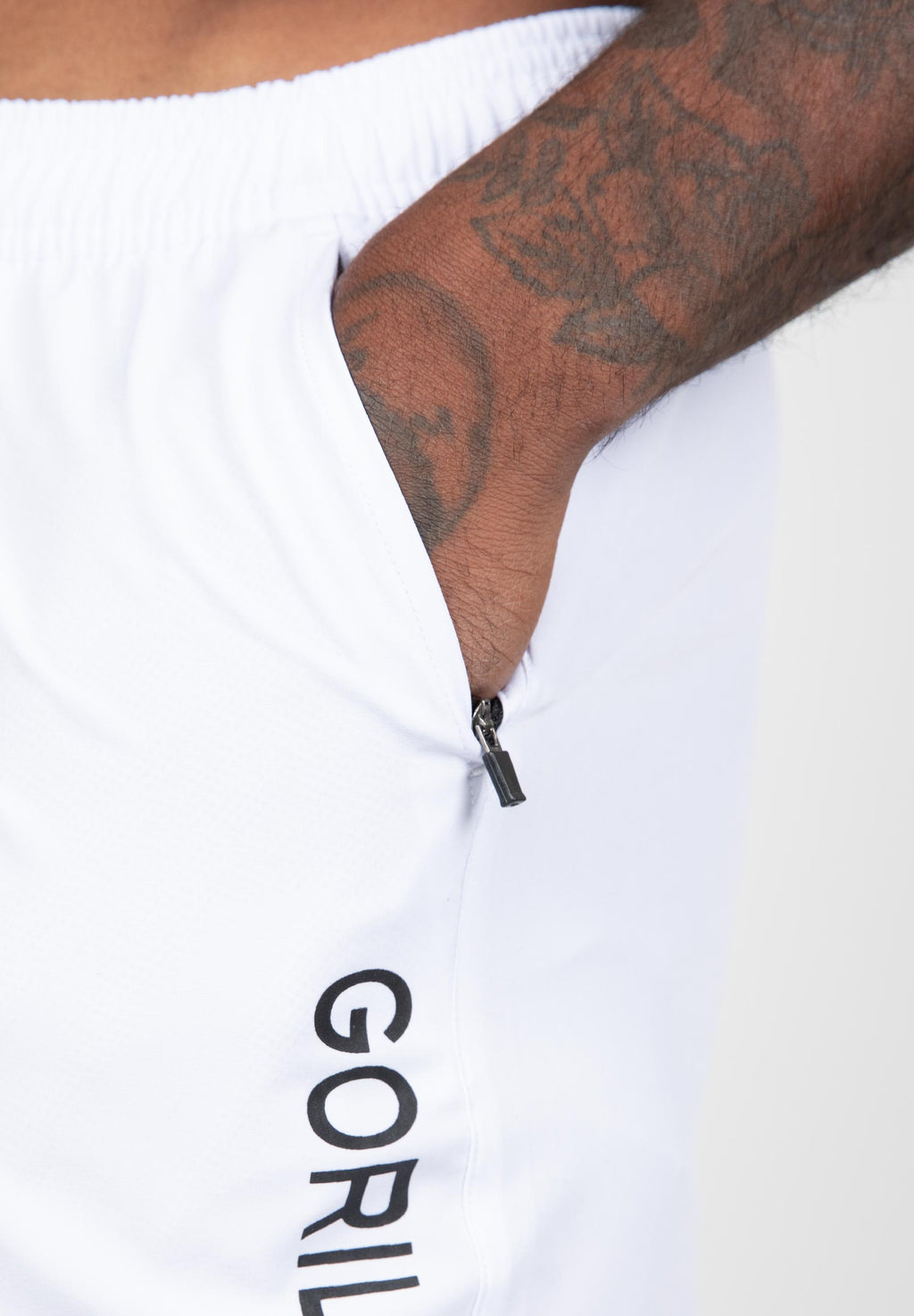 Gorilla Wear Clarkson Shorts - Korte Broek - Wit - In gebruik