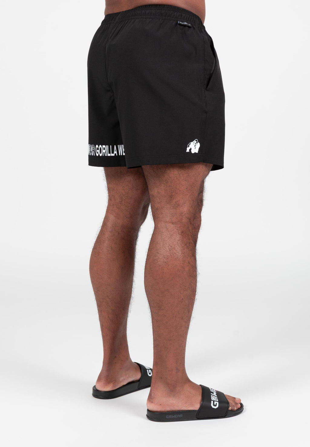 Gorilla Wear Otis Zwembroek - Korte Broek - Zwart - In gebruik