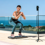 Flow Fitness DSG100i - Smart Home Gym - Krachtstation - 60 kg - Inclusief Gratis App - In gebruik