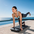 Flow Fitness DSG200i - Smart Home Gym - Krachtstation - 90 kg - Inclusief Gratis App - In gebruik