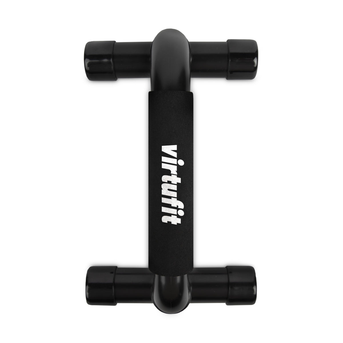 VirtuFit Opdruksteunen - Push Up bars - Zwart - In gebruik
