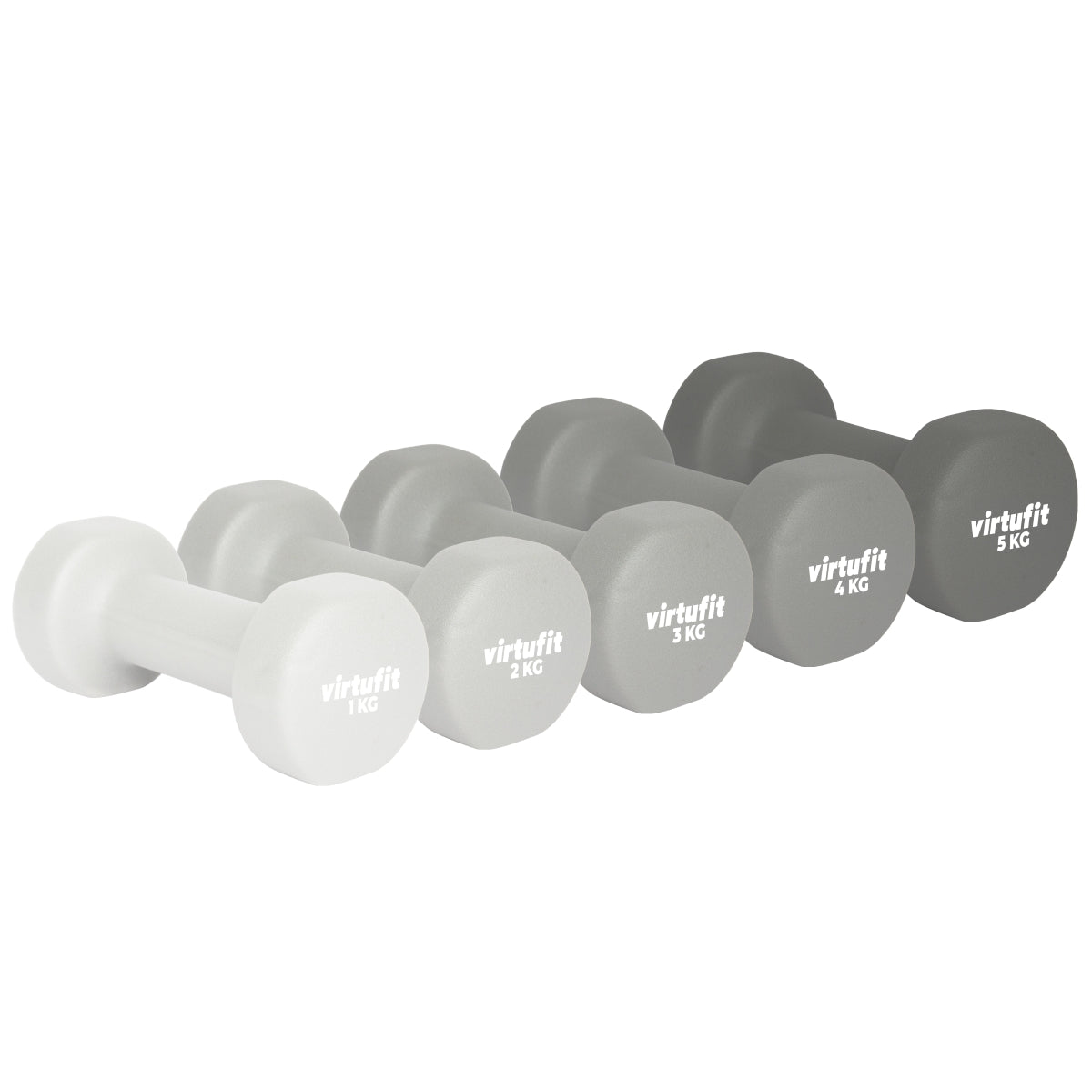 VirtuFit Vinyl Dumbbell Set Pro - 2 x 2 kg - Afbeelding 8