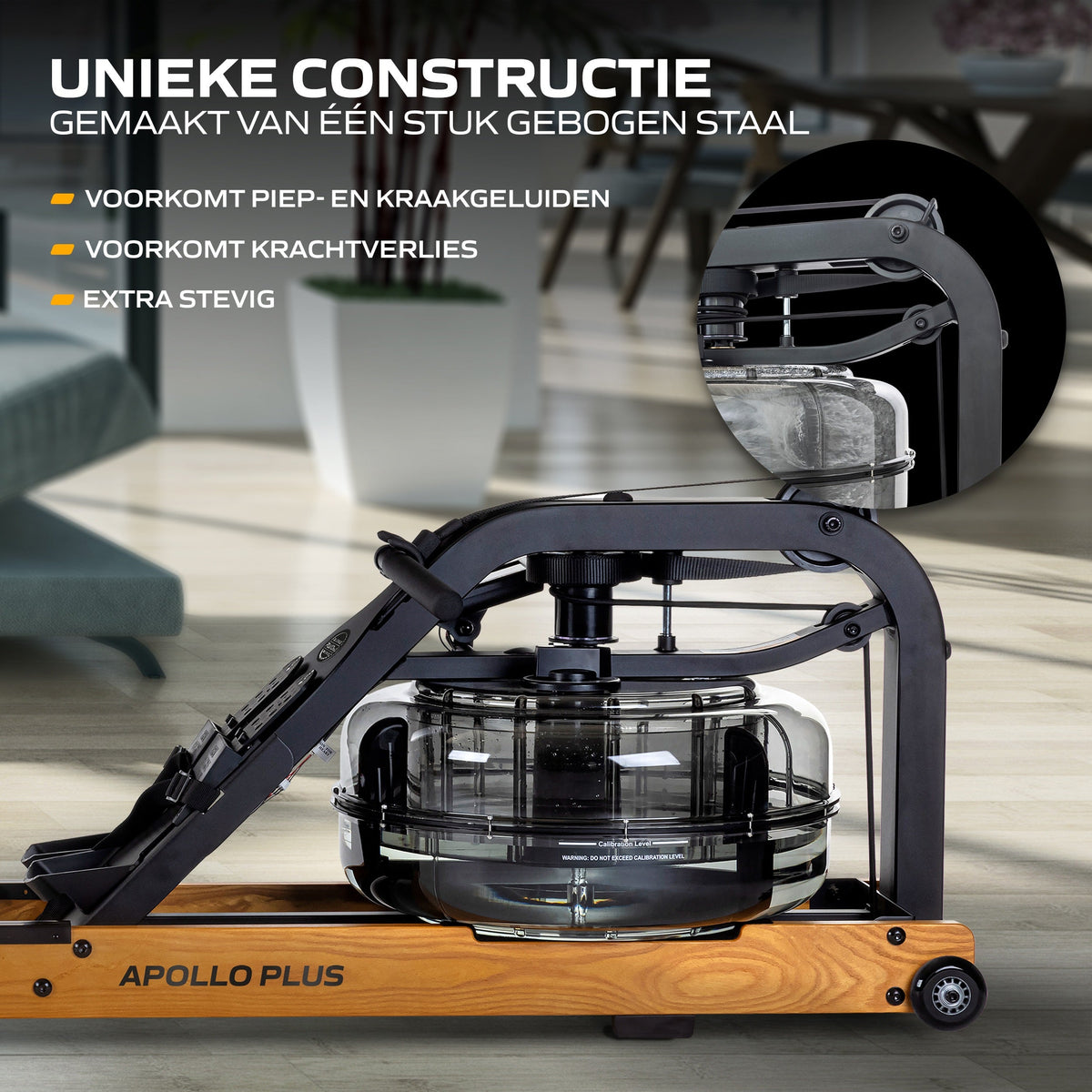 Fluid Roeitrainer Apollo Plus Rower (BT) - Afbeelding 8