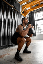 PowerBlock KettleBlock Verstelbare Kettlebell - 16 t/m 28 kg - In gebruik