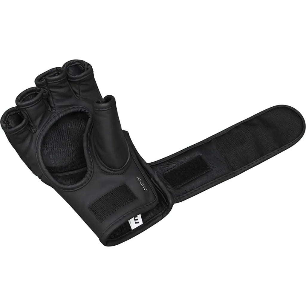 RDX Sports F15 Noir MMA Grappling Gloves - Zwart - Afbeelding 5