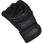 RDX Sports F15 Noir MMA Grappling Gloves - Zwart - Afbeelding 6