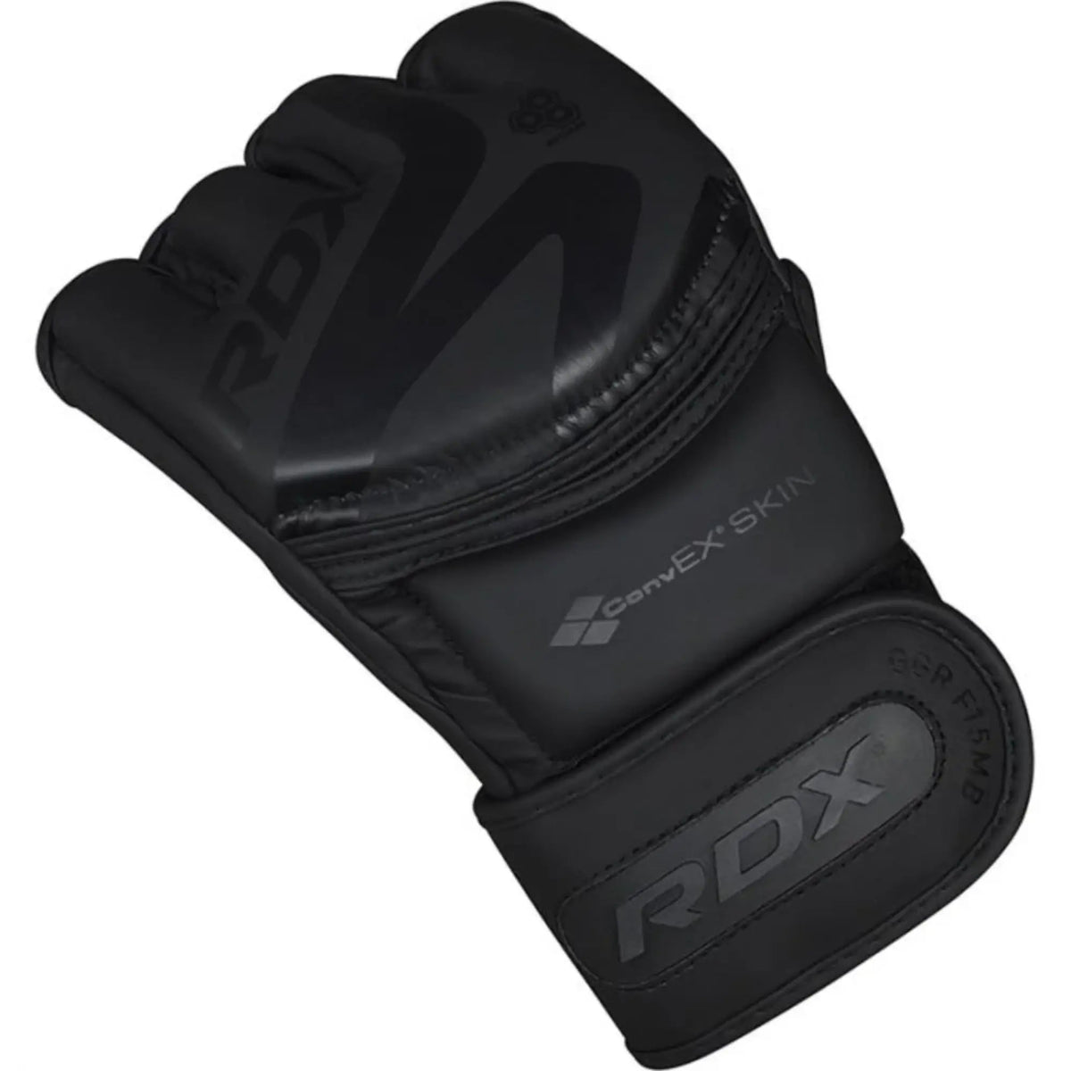 RDX Sports F15 Noir MMA Grappling Gloves - Zwart - Afbeelding 6