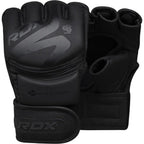 RDX Sports F15 Noir MMA Grappling Gloves - Zwart - Afbeelding 8