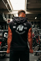 Gorilla Wear Huntley Mouwloze Hoodie - Zwart - Afbeelding 5