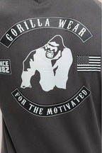 Gorilla Wear Huntley Mouwloze Hoodie - Grijs - Afbeelding 9